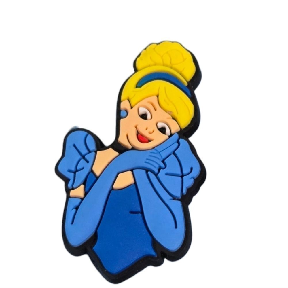 Cinderella Croc Shoe Charms | Cartoon Jibbitz Style Accessories | Fits Crocs NEW